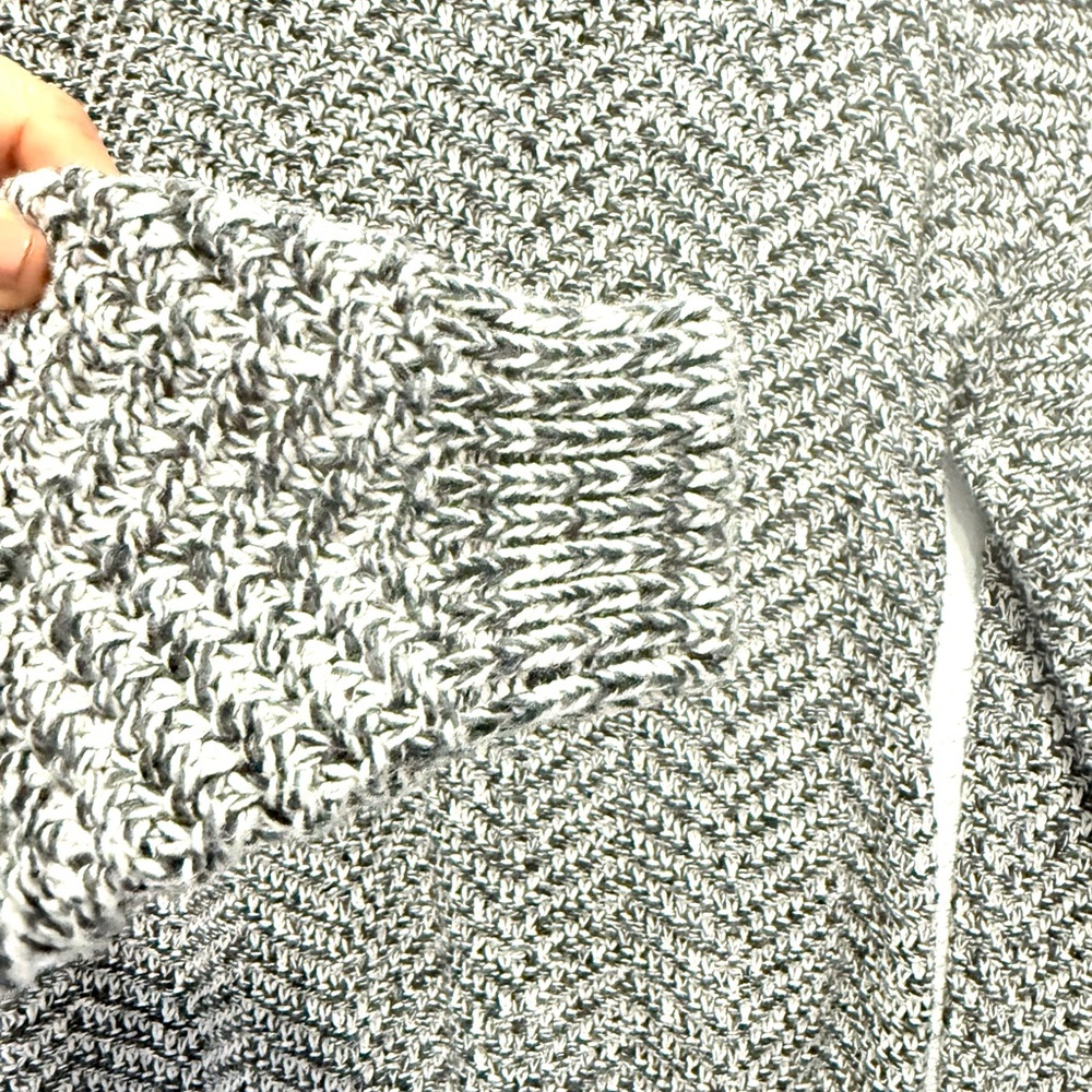 Lands' End Men's marled knit Crewneck Sweater S - Picture 4 of 7